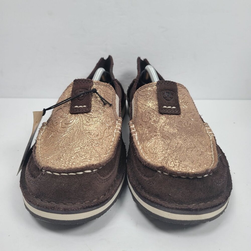 Ariat Women's Cruiser Metallic Copper Floral Slip On Shoes 10042528 US Size 8.5B - Picture 3 of 8